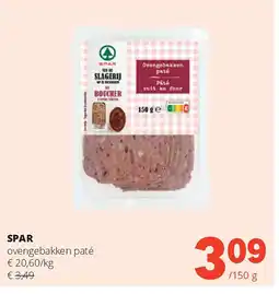 Spar SPAR ovengebakken paté aanbieding