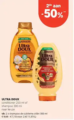 Spar ULTRA DOUX shampoo de sublieme oliën 300 ml aanbieding