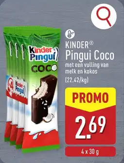 ALDI Kinder pinqui coco aanbieding