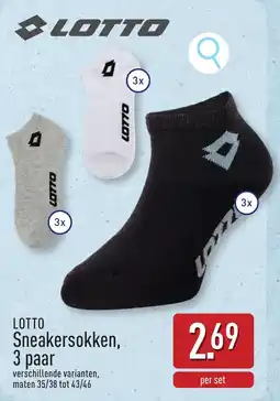 ALDI Lotto sneakersokken aanbieding