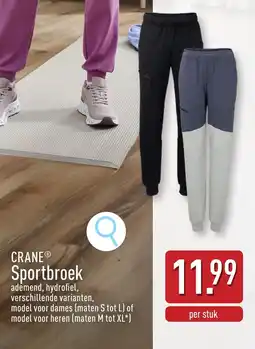 ALDI Crane sportbroek aanbieding