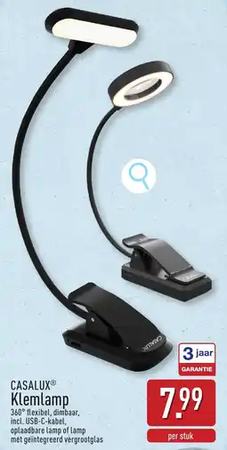 ALDI Casalux klemlamp aanbieding