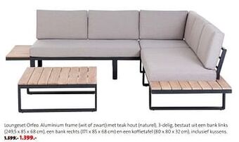 Intratuin Loungeset orfeo aanbieding