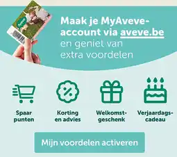 AVEVE Maak je MyAveveaccount via aanbieding
