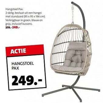 Hangstoel pax