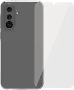 Coolblue BlueBuilt Samsung Galaxy A36 Back Cover Transparant + Screenprotector Glas aanbieding