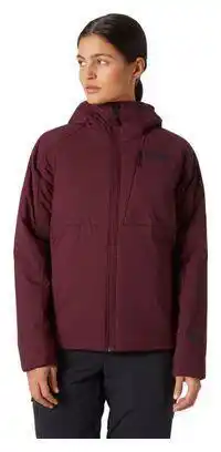 Decathlon Helly Hansen Odin Stretch Women's Hooded Jacket Bordeaux aanbieding