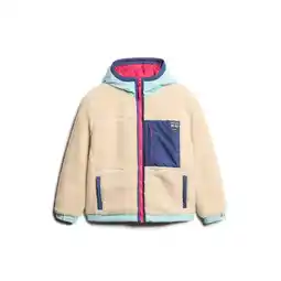 Decathlon Damesfleece met sherpa capuchon Superdry Vintage aanbieding