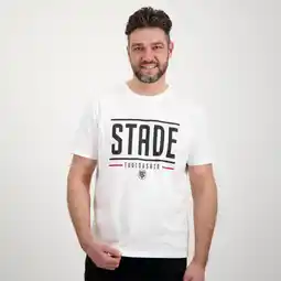 Decathlon T-shirt Heren Create Stade Toulousain Wit aanbieding