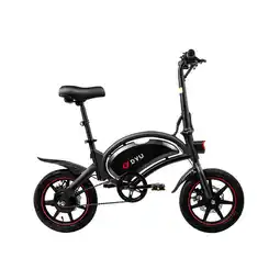 Decathlon DYU D3F opvouwbare elektrische fiets 14 inch 250W 36V - Zwart aanbieding