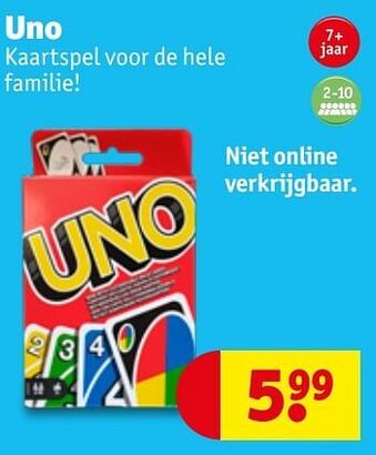 Kruidvat Uno aanbieding