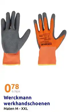 Action Werckmann werkhandschoenen aanbieding