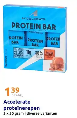 Action Accelerate proteïnerepen aanbieding