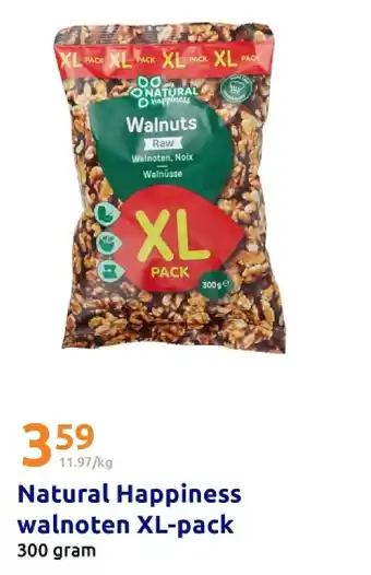 Action Natural Happiness walnoten XL-pack aanbieding