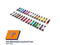Action Van Bleiswijck acrylverf-set aanbieding