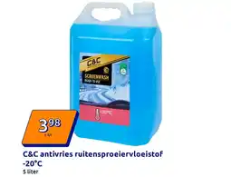 Action C&C antivries ruitensproeiervloeistof -20°C aanbieding