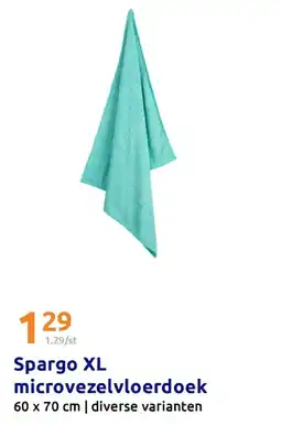 Action Spargo XL microvezelvloerdoek aanbieding