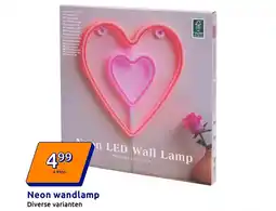Action Neon wandlamp aanbieding