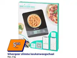 Action Silvergear slimme keukenweegschaal aanbieding