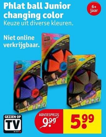 Phlat ball junior changing color