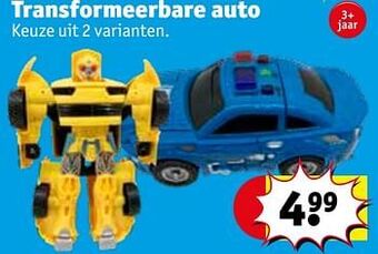 Kruidvat Transformeerbare auto aanbieding
