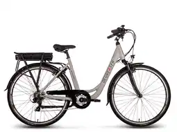 Decathlon Degreaser dames ebike 50 cm 10.4 Ah 7sp zilver aanbieding