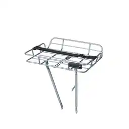 Decathlon Bagagedrager Portland voor voorwiel, zilver aanbieding