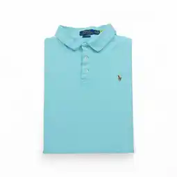 Decathlon Tweedehands - Korte mouw heren polo turquoise - Als nieuw aanbieding