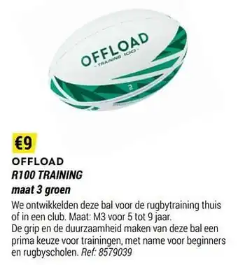 Decathlon R100 training aanbieding