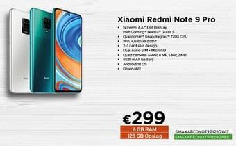 CompuDeals Xiaomi redmi note 9 pro aanbieding