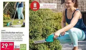 ALDI Gras--struikschaar met accu aanbieding