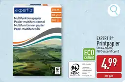 ALDI Expertiz Printpapier aanbieding