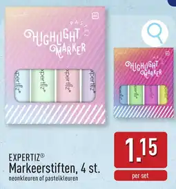 ALDI Expertiz Markeerstiften aanbieding