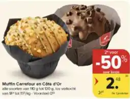 Carrefour Market Muffin Carrefour on Côte d'Or aanbieding