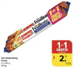 Carrefour Market Set bladerdeeg Horta aanbieding