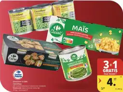 Carrefour Market Groenten in blik Carrefour aanbieding