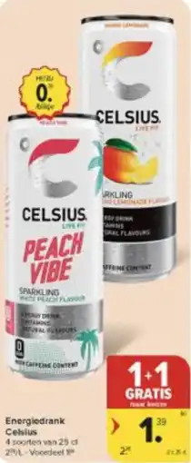 Carrefour Market Energiedrank Celsius aanbieding