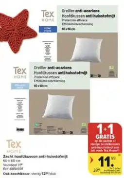 Carrefour Market Zacht Hoofdkussen Anti Huisstofmijt aanbieding