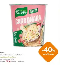 OKay Knorr Alle Pastasnacks of Spaghetteria aanbieding