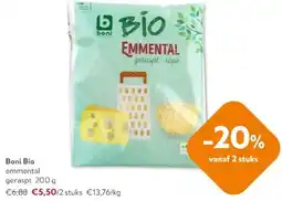 OKay Boni Bio Emmental Geraspt aanbieding
