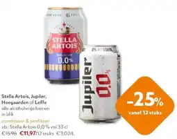 OKay Stella Artois, Jupiler, Hoegaarden of Leffe aanbieding