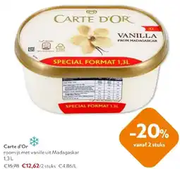 OKay Carte d'Or roomijs met vanille uit Madagaskar aanbieding