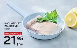 Alvo Koolvisfilet Zonder Vel Fisker aanbieding