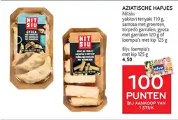 Alvo Aziatische Hapjes Nitsiu aanbieding