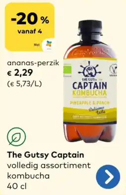 Bio Planet The Gutsy Captain volledig assortiment kombucha aanbieding