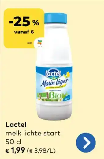 Bio Planet Lactel melk lichte start aanbieding