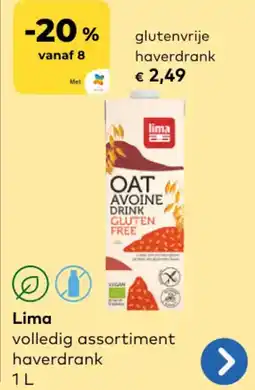 Bio Planet Lima Glutenvrije Haverdrank aanbieding