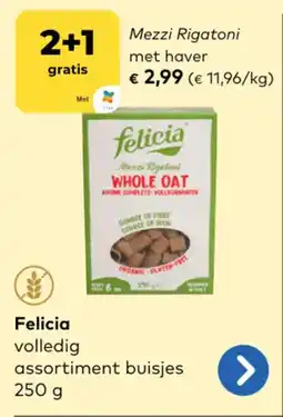 Bio Planet Felicia Mezzi Rigatoni met Haver aanbieding