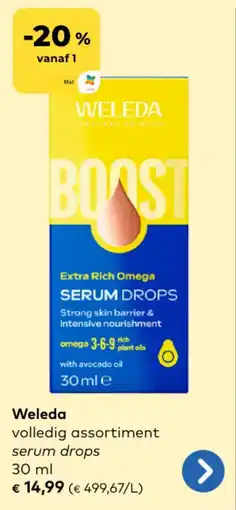 Bio Planet Weleda Serum Drops aanbieding