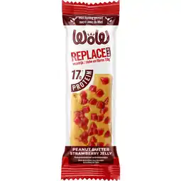 Albert Heijn Eatwow Replace bar pindakaas aardbeienjam aanbieding